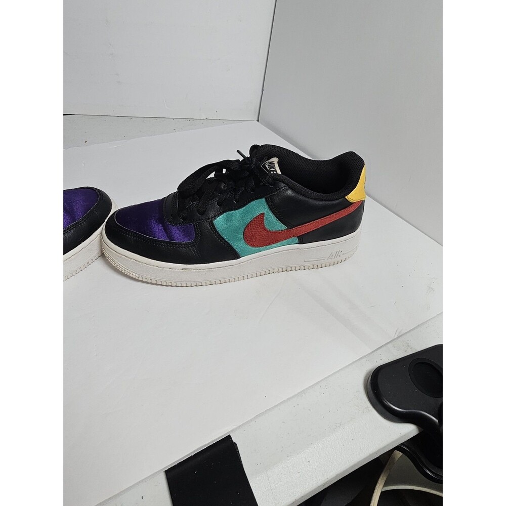 Nike Air Force 1 One Low EMB GS NBA WNBA Multicolor DN4178-001 6.5Y = 8 Women's - Picture 9 of 13